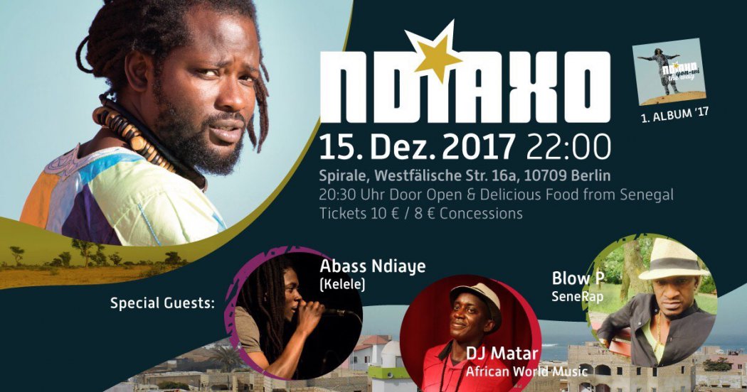 Ndiaxo Musik und Essen aus dem Senegal
