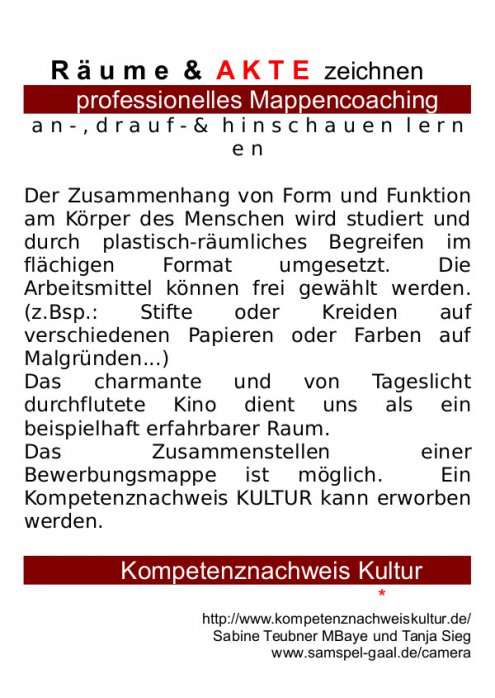 Aktzeichnen Camera